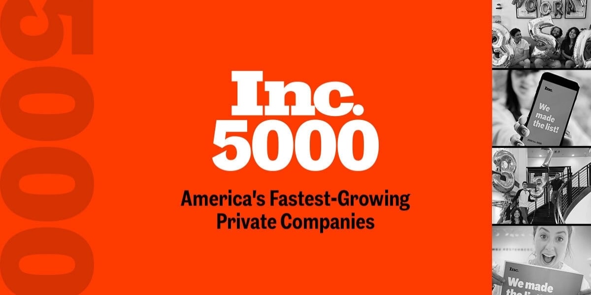 Inc. 5000 graphic highlighting Americas fastest-growing private companies.