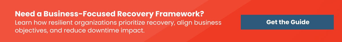 Need a Business-Focused Recovery Framework