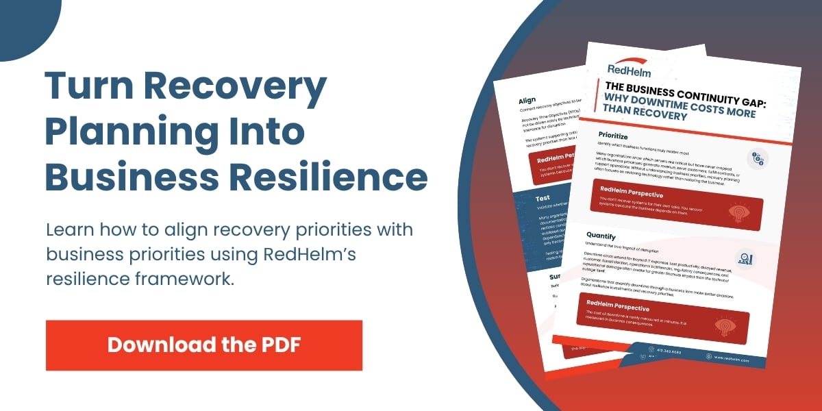 Turn Recovery Planning Into Business Resilience